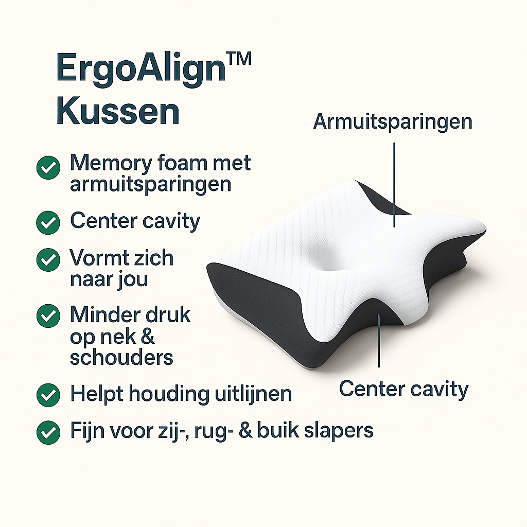 ErgoAlign™ Kussen - 1-Pack